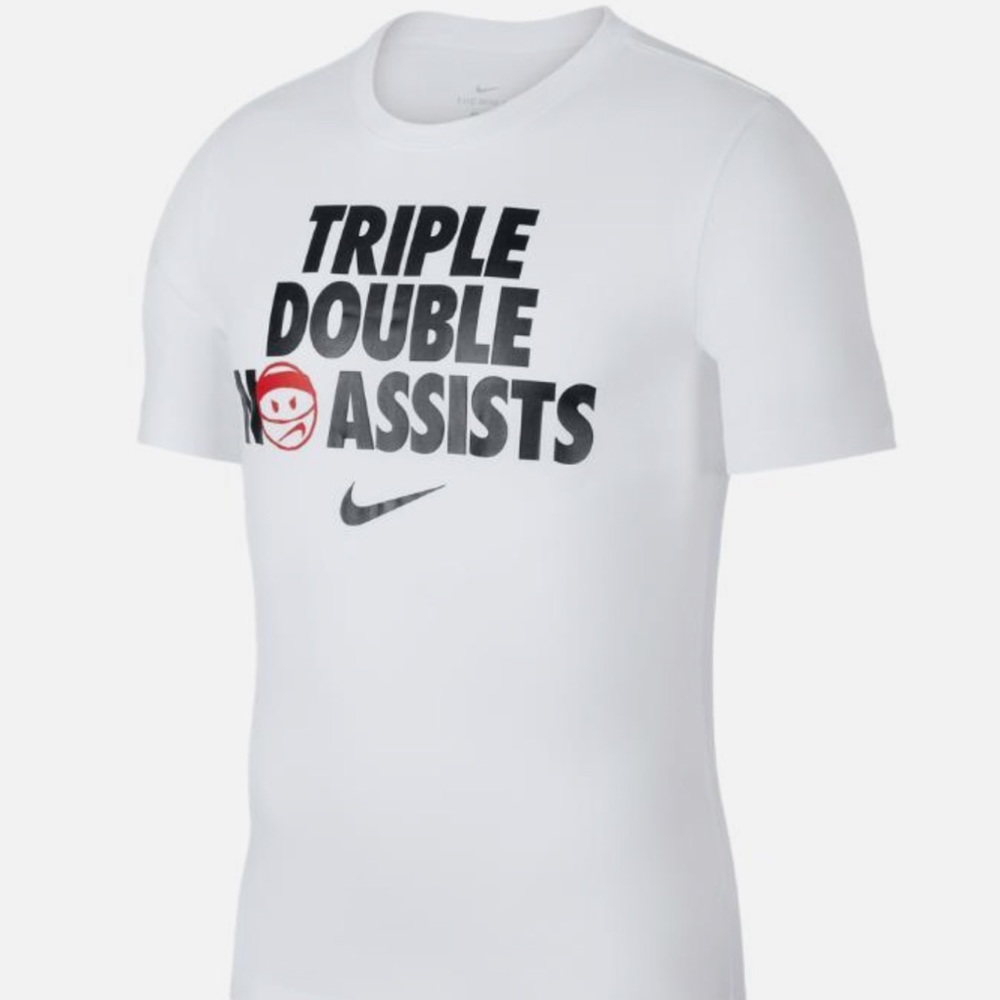 Nike White Graphic Men's Tee